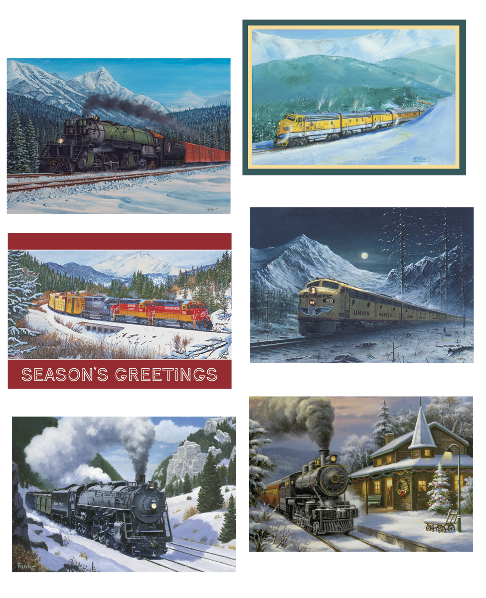 Trains Christmas Card Value Assortment