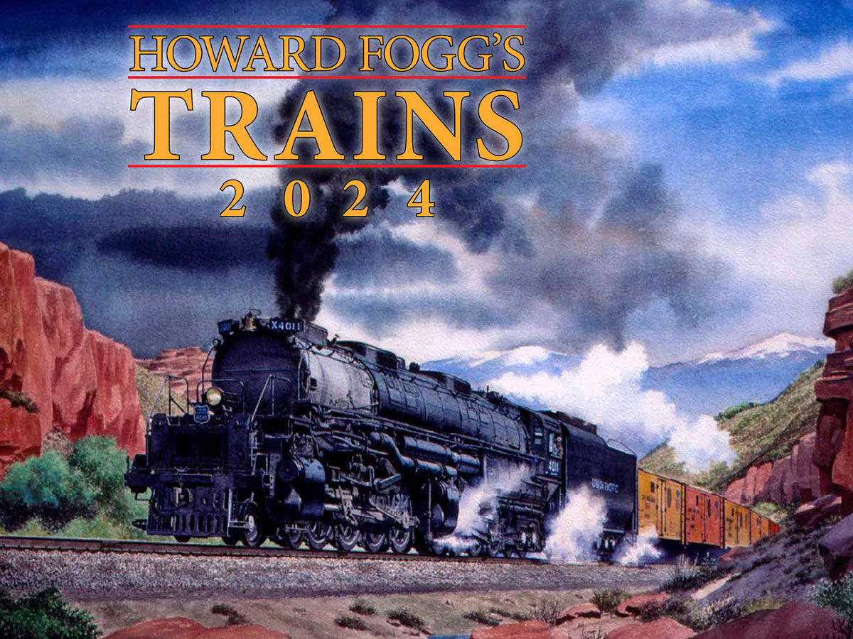 Howard Fogg's Trains 2024 Wall Calendar