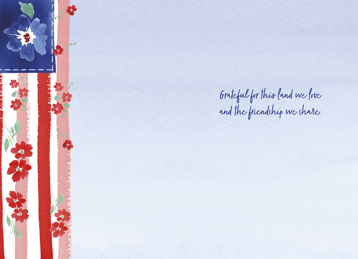 America the Beautiful America 250 Friendship/Care & Concern Card