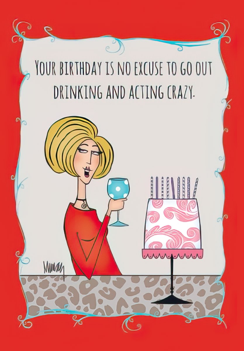 what-am-i-saying-wait-for-me-happy-birthday-leanin-tree for Free Printable Funny Birthday Cards For Her What am I saying? Wait for me! Happy Birthday! | Leanin' Tree for Free Printable Funny Birthday Cards For Her