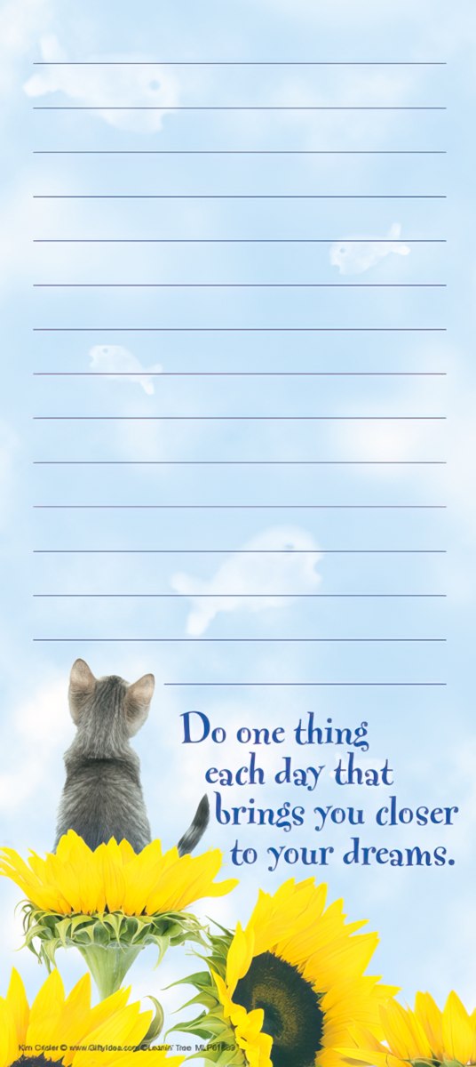 Do one thing each day...