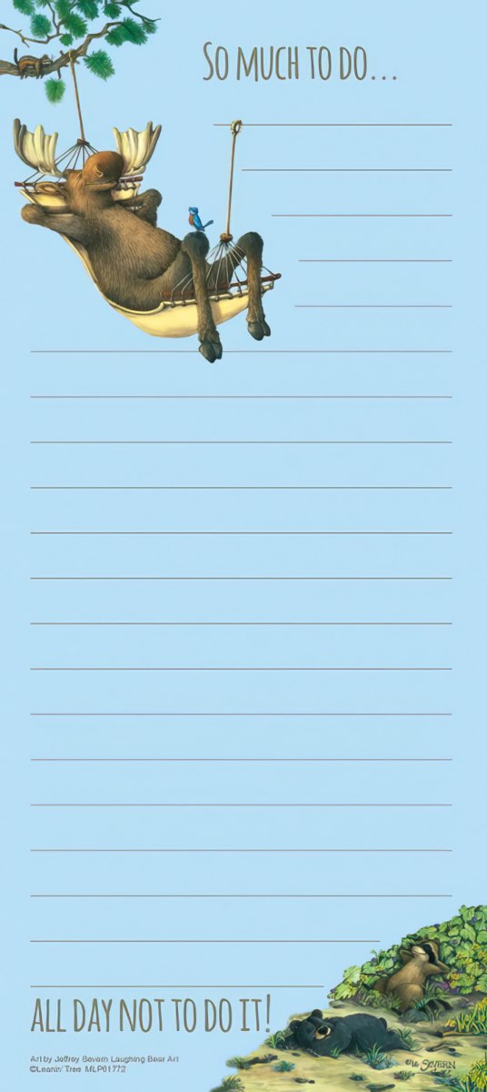 So much to do... All day not to do it!