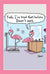 Pair of Flamingos cartoon; one on scale