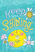 Smiling Sun and Flowers Magnet