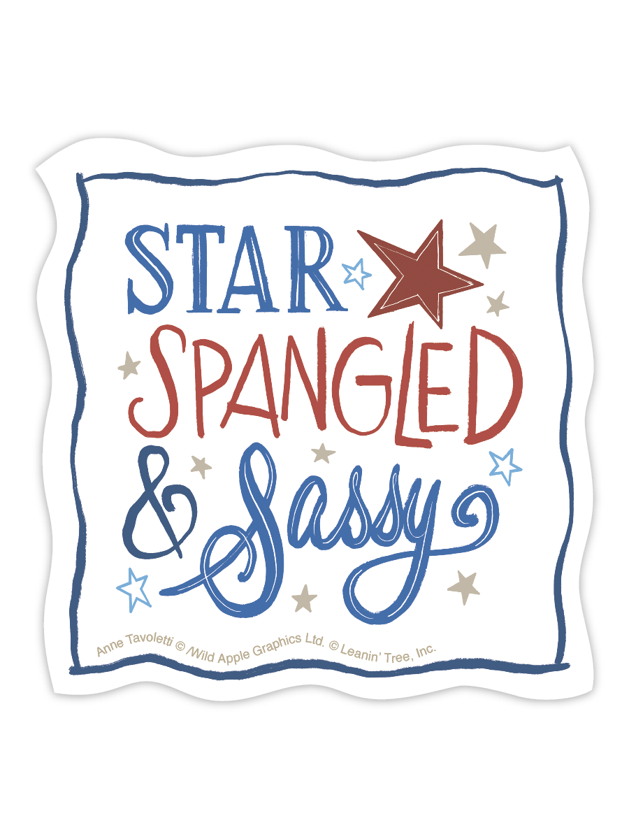 Star Spangled & Sassy America 250 Sticker