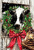 Bright and Happy Moments Christmas Cow Card
