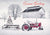 Miles of Smiles Red Tractor Snowy Farm Card