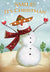 Bright with Joy and Cheer Sombero Snowman Card