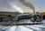 Snowy Days Northern Pacific Steam Engine Card