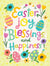 Whimsical Flowers and Easter Eggs Easter Note Card Set