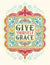Give Yourself Grace Encouragement Card
