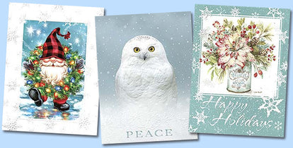 Premium Embossed Christmas Cards