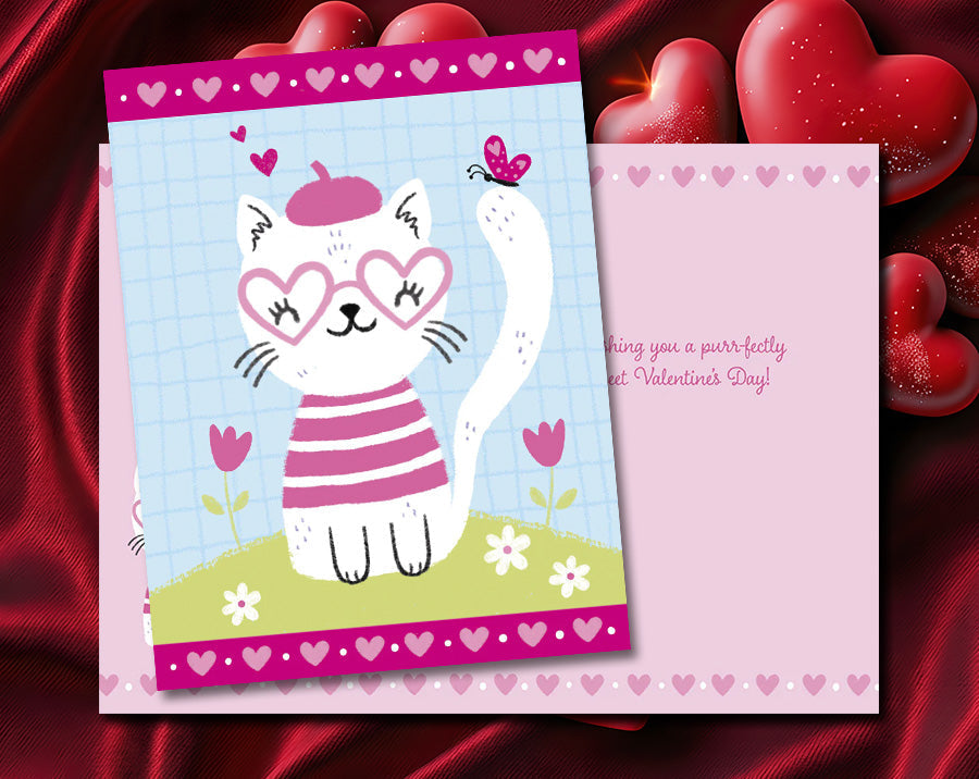 Feline My Love | Romantic Valentine's Day Greeting Card – Leanin' Tree