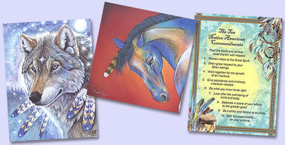 Native American Friendship Cards