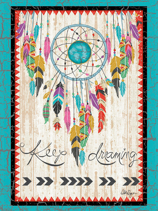 Dreamcatcher with Colorful Feathers Birthday Card