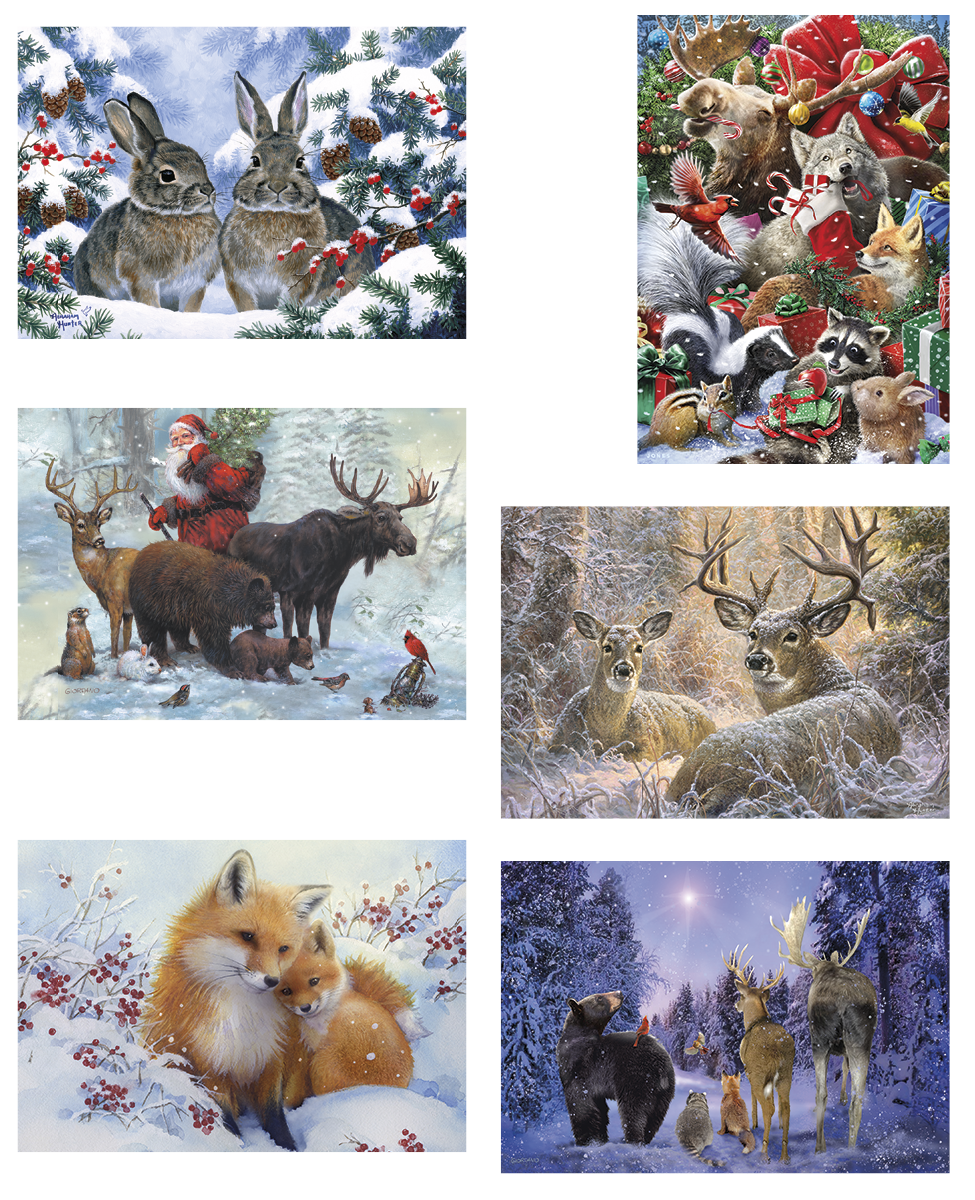 Wintery Wildlife Christmas Value Pack Assortment