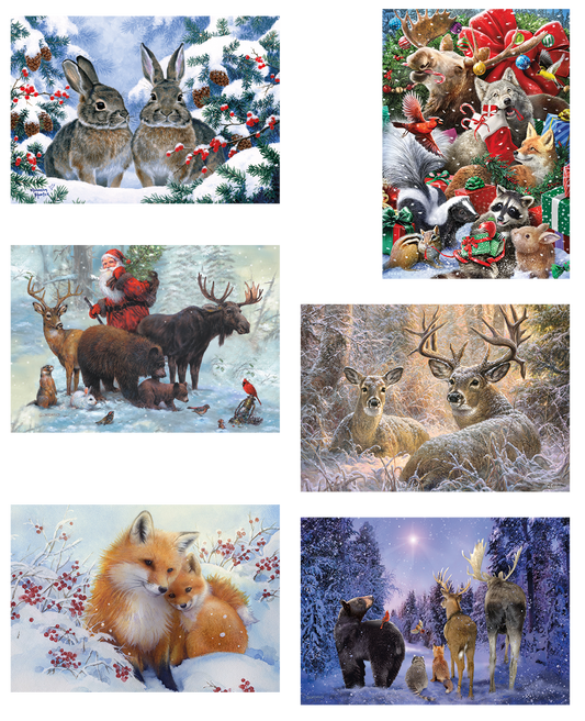 Wintery Wildlife Christmas Value Pack Assortment