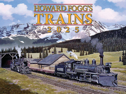 Howard Fogg's Trains 2025 Wall Calendar