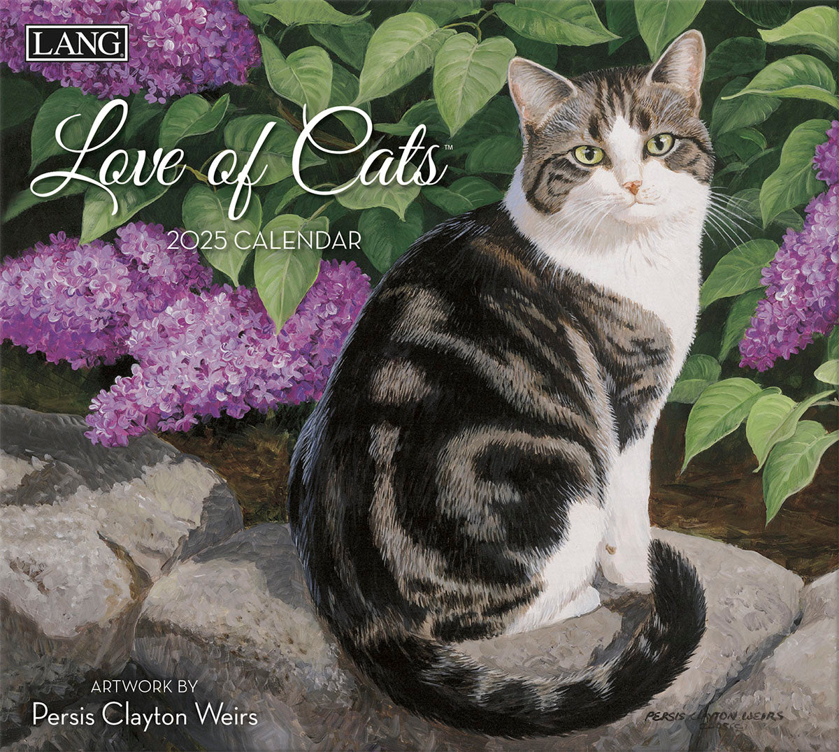 Love of Cats 2025 Wall Calendar