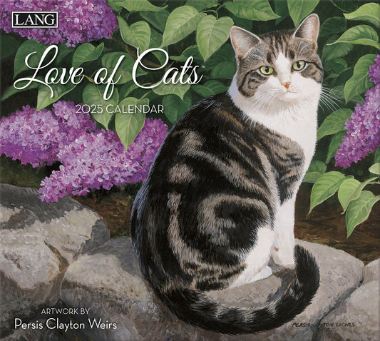 Love of Cats 2025 Wall Calendar