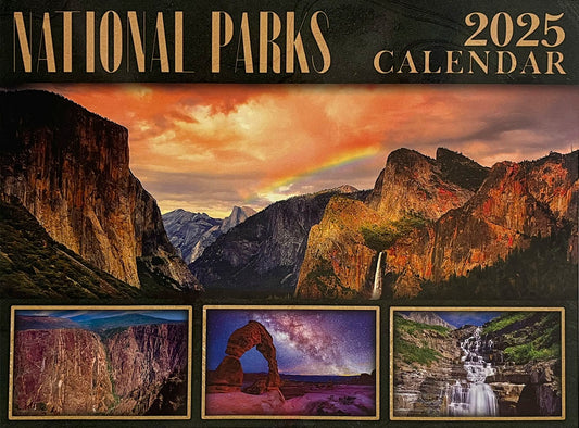 National Parks 2025 Spiral-Bound Wall Calendar