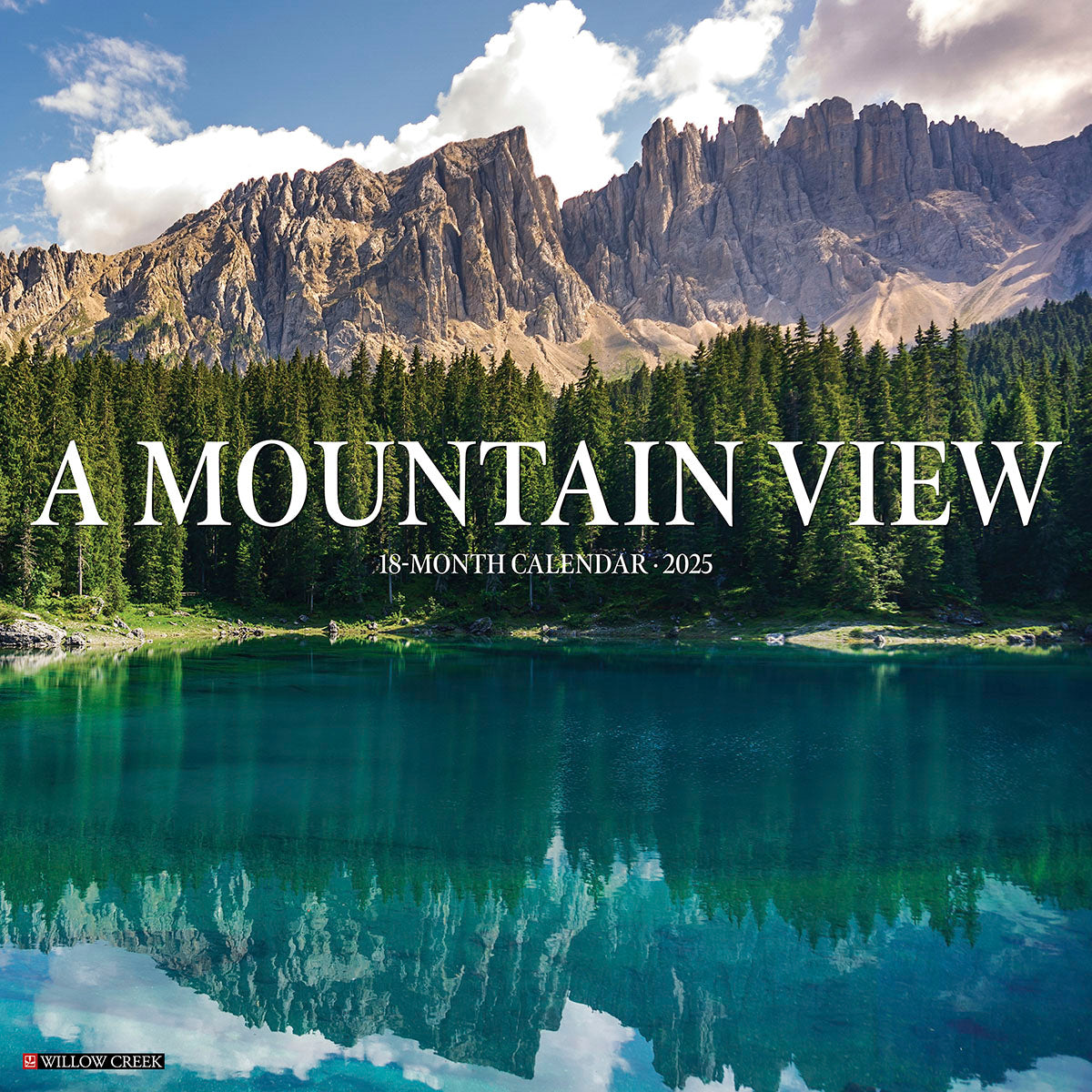 A Mountain View 2025 Wall Calendar