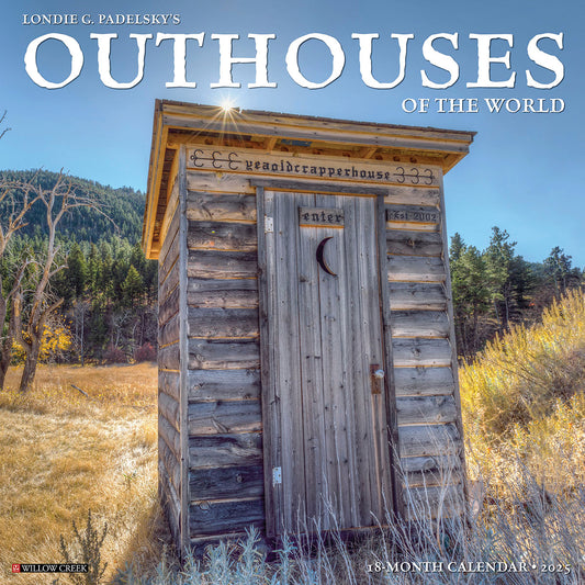 Outhouses of the World 2025 Wall Calendar