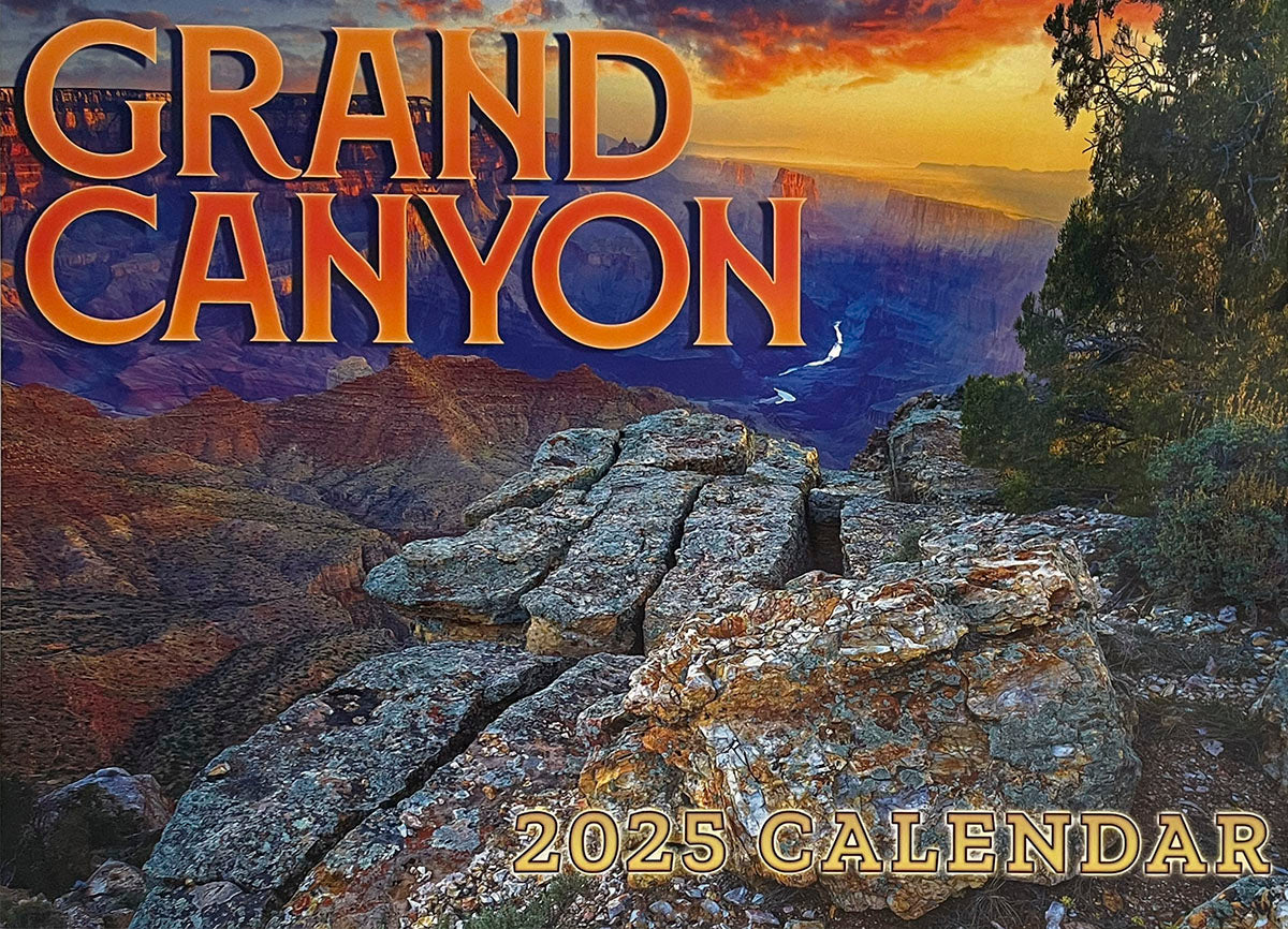 Grand Canyon 2025 Spiral-Bound Wall Calendar