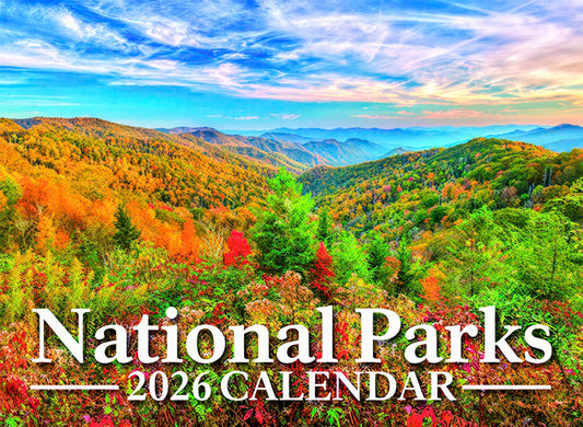 National Parks Spiral Bound 2026 Wall Calendar