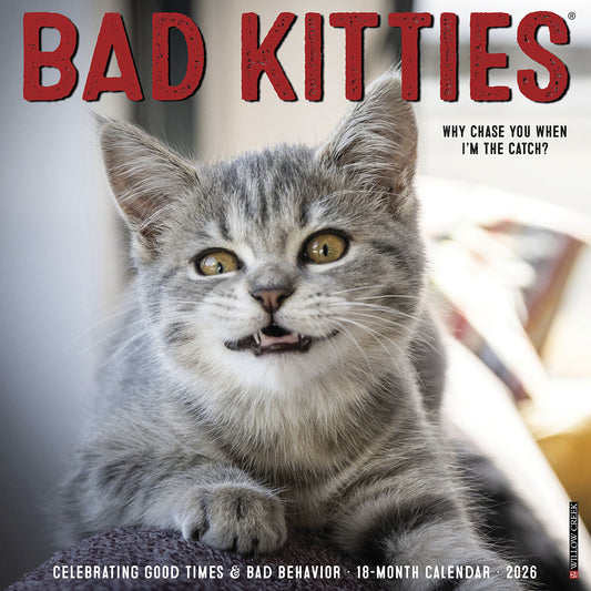 Bad Kitties 2026 Wall Calendar