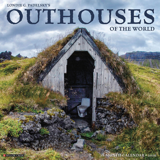 Outhouses Of The World 2026 Wall Calendar