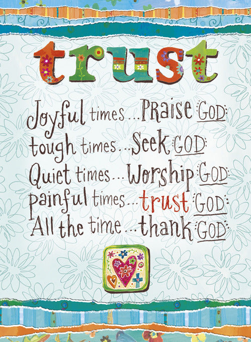 trust...