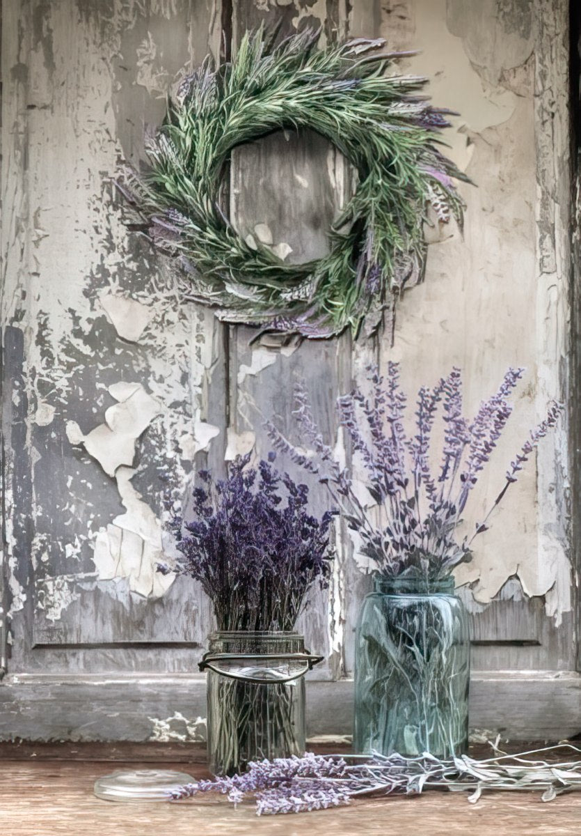 Lavender Wreath