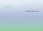 Inside of a magical greeting card with a serene blue and green gradient background. Features the heartfelt message 'May all your wishes come true.', ideal for kids' special moments.