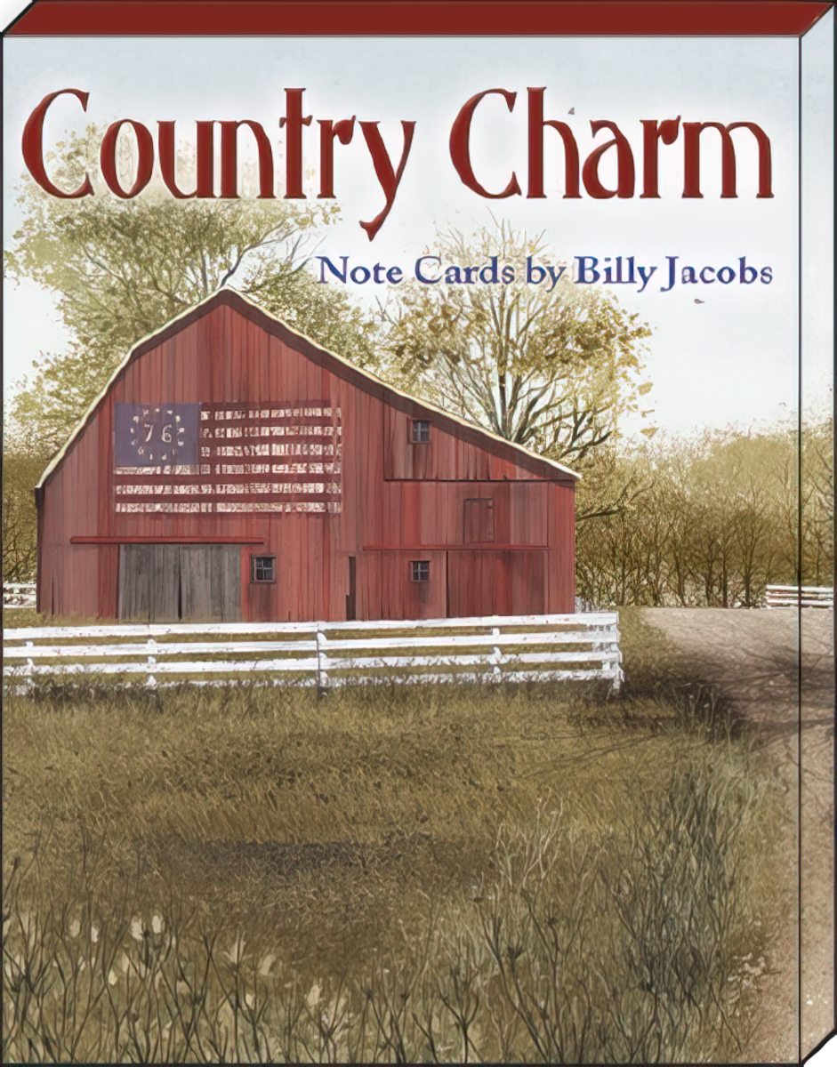 Country Charm Note Cards by Billy Jacobs