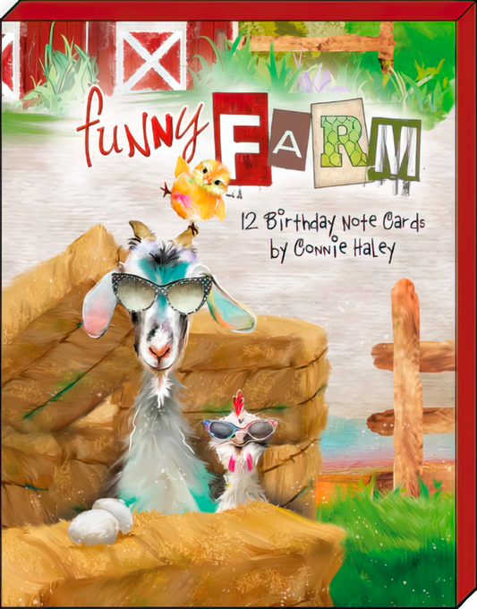 Funny Farm Birthday Note Card Assortment