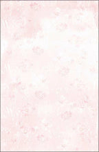 Soft, ethereal pink textured background with subtle, delicate floral patterns, ideal for high-quality greeting card interiors or envelopes.