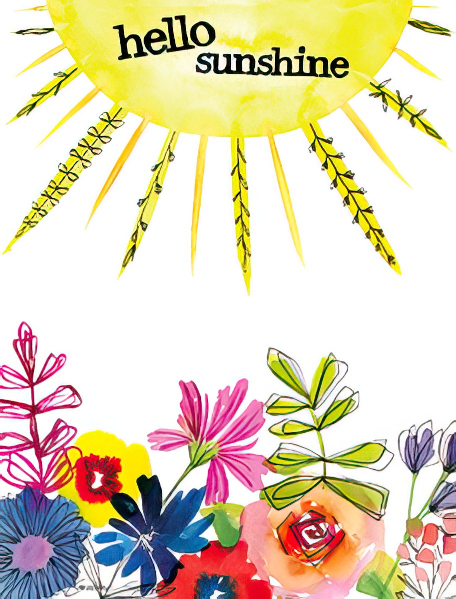 Hello Sunshine Note Card Set