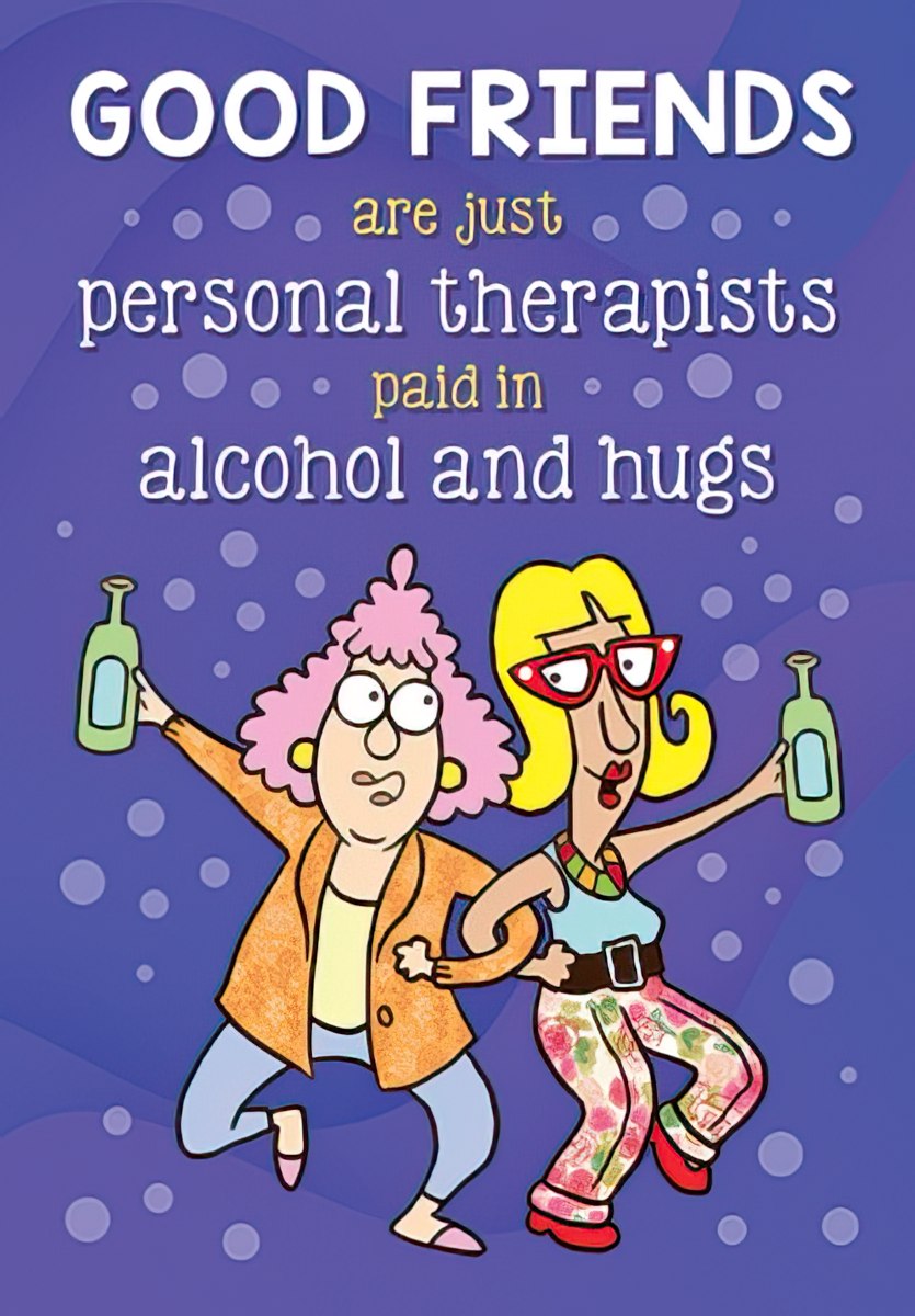 Good Friends are Personal Therapists