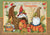 Gnomes with cornucopia and pumpkins Thanksgiving Card