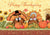 Funny turkeys dressed as pilgrims Thanksgiving Card