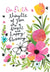 Flowers with Thoughts of You Easter Card
