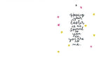 Inside of a thoughtful Easter card with minimal floral accents and the handwritten message 'Hoping your Easter is as Special to you as you are to me.'