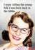 Vintage Woman with Glasses Birthday Card
