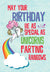 Unicorns Farting Rainbows Birthday Card