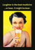 Retro Woman Holding Beer Glass Get Well Card