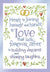 Love that Lasts Forever Wedding Card