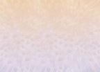 Subtle background design for greeting card, featuring a soft gradient of faded feather patterns in light peach and lavender tones, suitable for elegant writing space.