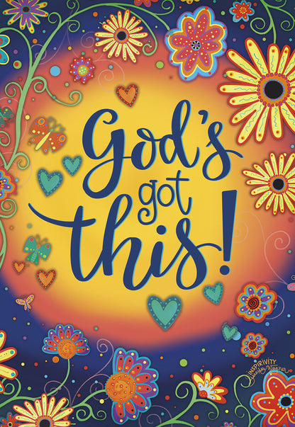 God's Got This Floral Encouragement Card