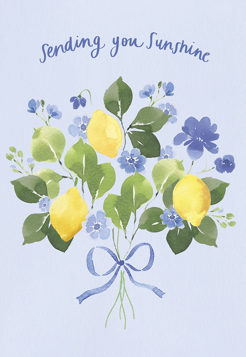 "YOU'RE SO Berry SPECIAL" greeting card with a central rectangular frame surrounded by watercolor raspberries and green leaves.